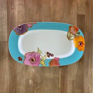 Lenox Floral Fusion Hors d 'Oeuvre Tray (aqua)